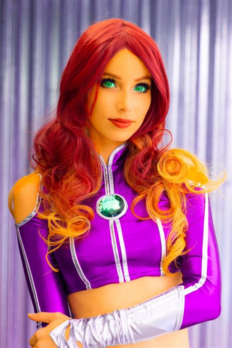 starfire cosplay sex|Cosplay Models Lily Starfire and Angel Windell Attempt to